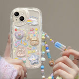 Cute Bear Heart Star Bunny iPhone Protective Case Cover