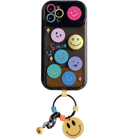 Cute Smiley Mini Mirror Soft iPhone Protective Phone Case Cover