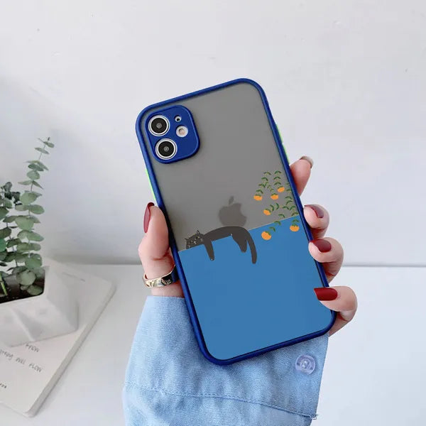Adorable Cat Design Phone Case Cover for iPhone 15 14 Pro Max Plus - Accessoriesforever