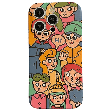 Funny Cute Graphic Art Soft iPhone Protective Phone Case Cover