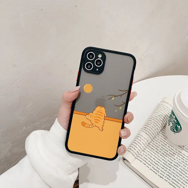 Adorable Cat Design Phone Case Cover for iPhone 15 14 Pro Max Plus - Accessoriesforever