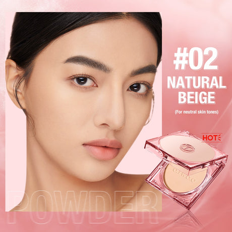 Long Lasting Oil Control 24 Hours SPF 30 Waterproof Matte Face Makeup Cosmetic Setting Compact Powder