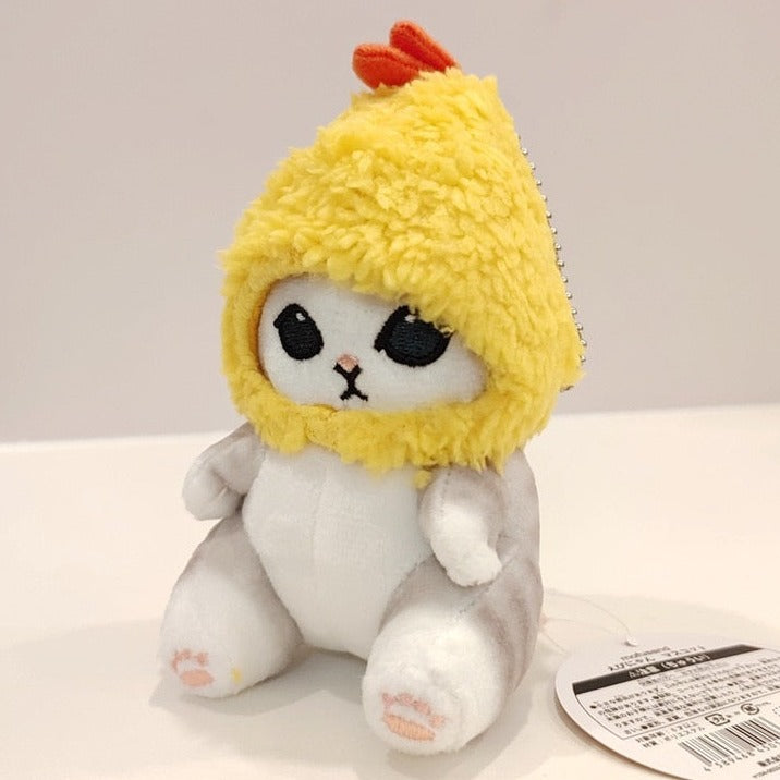 Adorable Cute Fried Shrimp Tempura Shark Cat Design Stuffed Animal Plushie