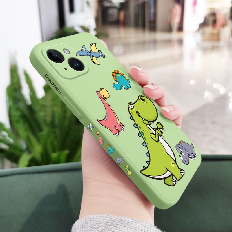 Fun Cute Dinosaur Design iPhone Protective Phone Case Cover