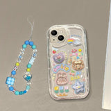 Cute Bear Heart Star Bunny iPhone Protective Case Cover