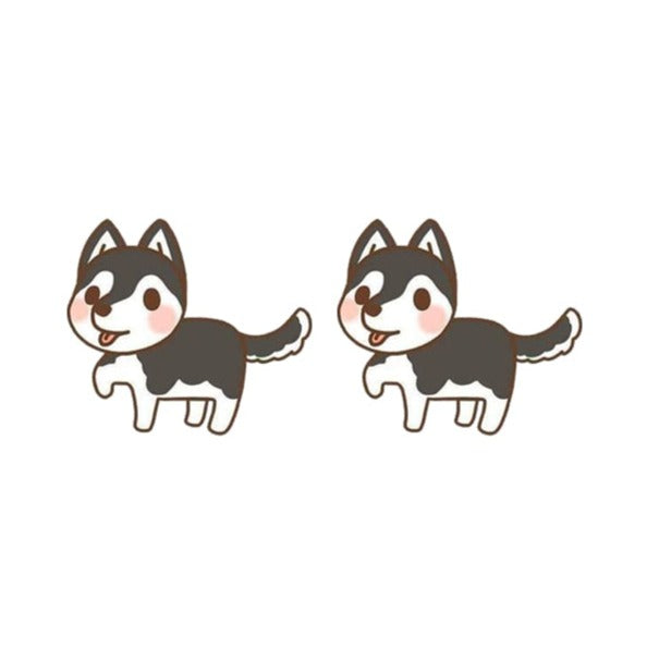 Cute Adorable Pug Dogs Animal Fashion Stud Earrings