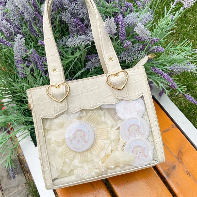 Trendy Cute Fashion Ribbon Ita-bag Crossbody Shoulder Handbag Tote Bag 