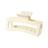 Large Oversized Rectangular Frosted Matted Fashion Hair Jewelry Clip Claw