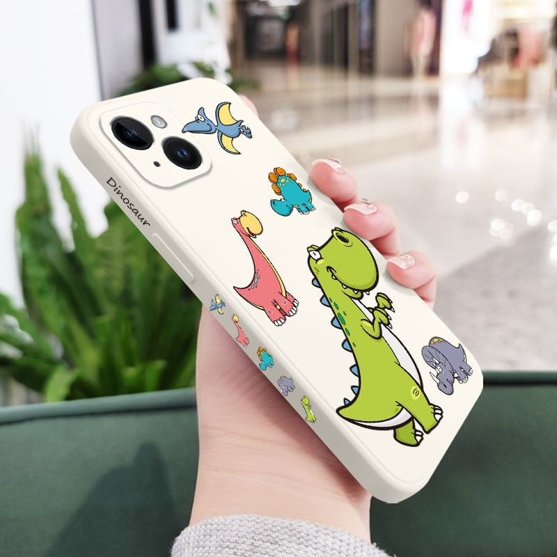 Fun Cute Dinosaur Design iPhone Protective Phone Case Cover