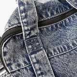 Causal Stylish Fashion Travel School Laptop Denim Bag Backpack