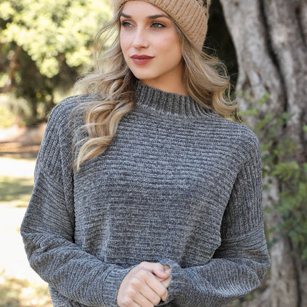 Stylish Cozy Leopard Pattern Hat Knit Beanie - Accessoriesforever