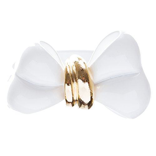 Adorable Cute Epoxy Bow Tie Ribbon Adjustable Stretch Fashion Ring - Accessoriesforever