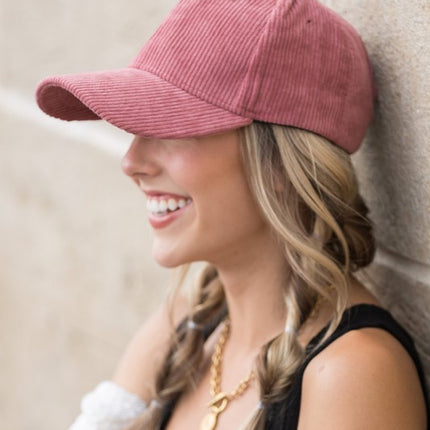 Classic Casual Corduroy Fashion Hat Boyfriend Ball Cap