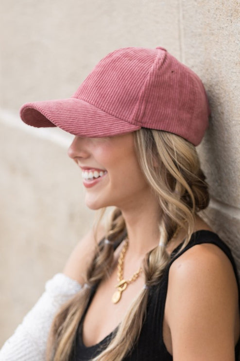 Classic Casual Corduroy Fashion Hat Boyfriend Ball Cap