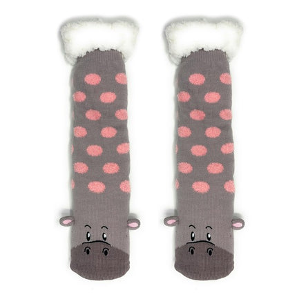 Hip Hippo Cozy Warm Women's Plush Animal Slipper Socks