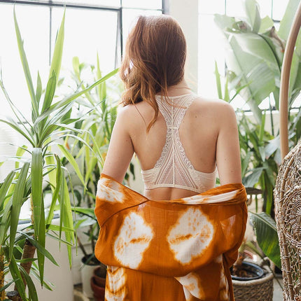 Classic Seamless Front Lace Racerback Top Bralette
