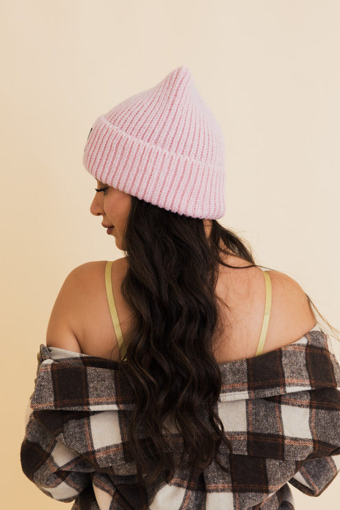 Chill Vibes Cozy Stylish Hat Soft Ribbed Squared Face Beanie