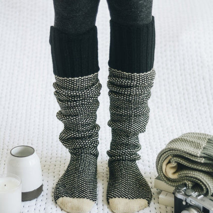 Warm Stylish Cozy Knee High Knitted Fashion Lounge Socks