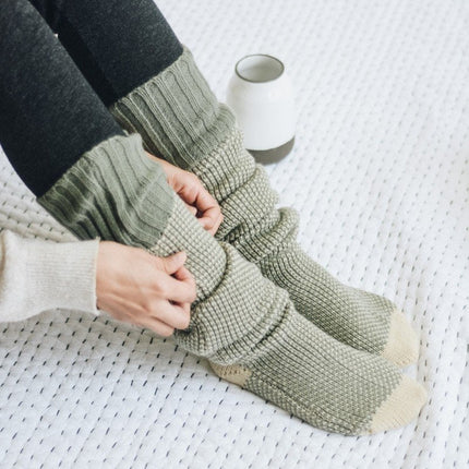 Warm Stylish Cozy Knee High Knitted Fashion Lounge Socks