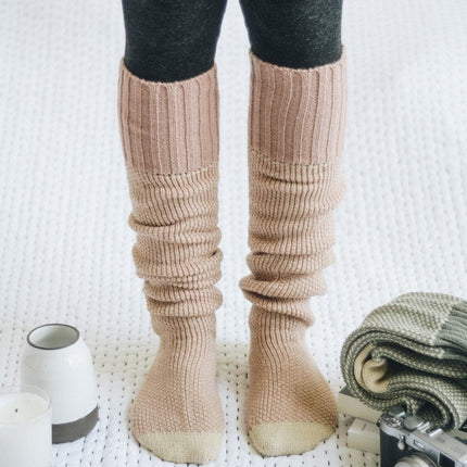 Warm Stylish Cozy Knee High Knitted Fashion Lounge Socks