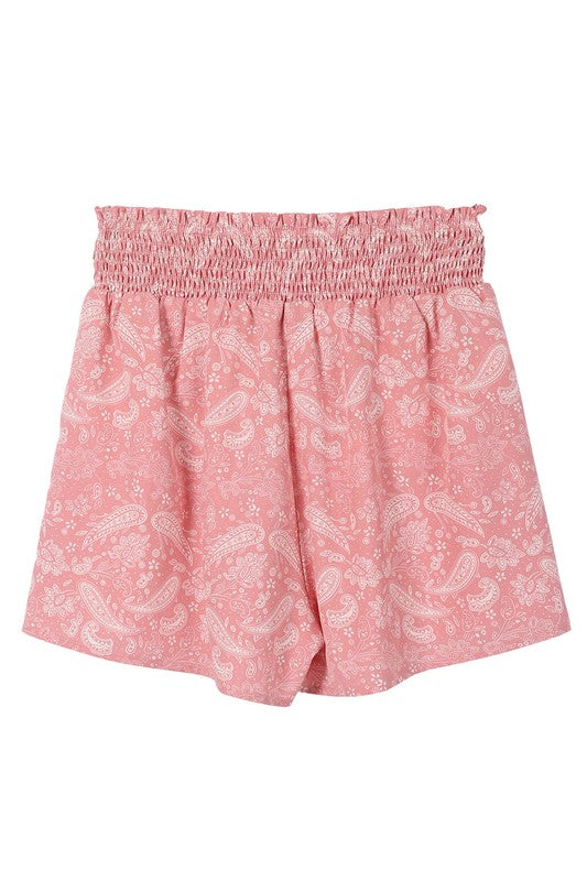 Cute Casual Stylish Paisley Print Fashion Shorts