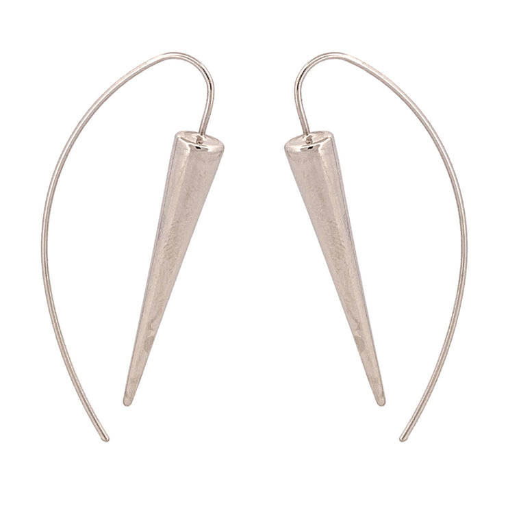 Modern Unique Elongated Cone Drop Ear Wire Fashion Earrings