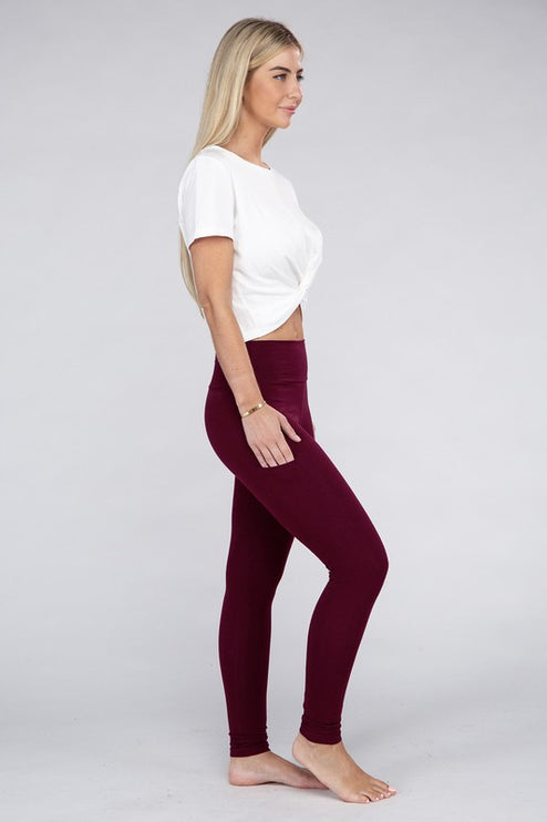 High-Waisted Active Leggings with Concealed Pockets for Essentials