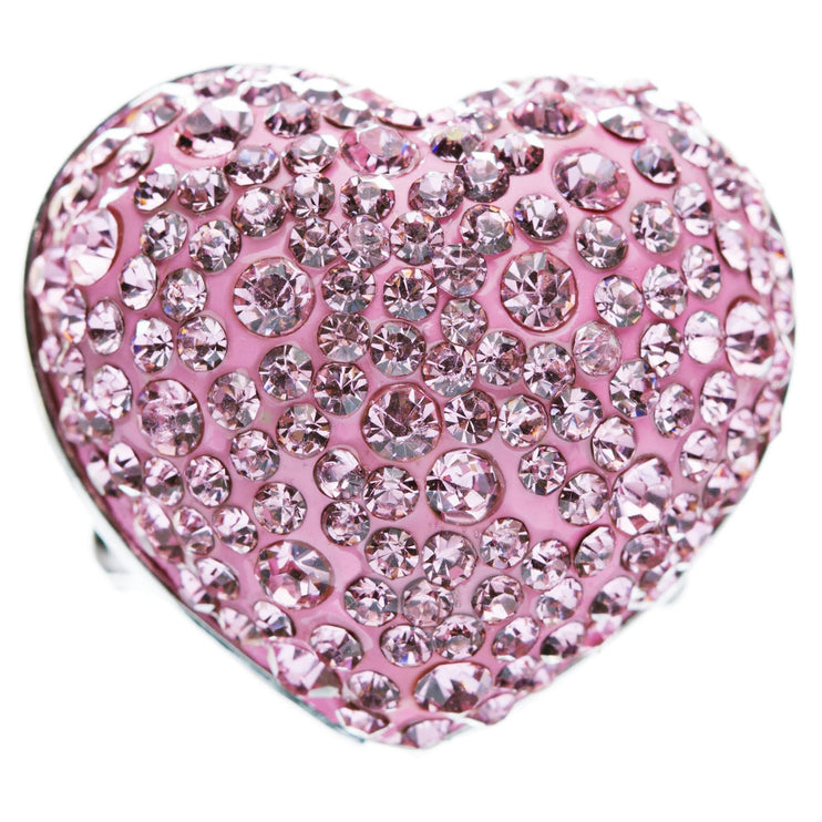 Bubbly Crystal Rhinestone Heart Valentine's Day Stretch Adjustable Ring - Accessoriesforever