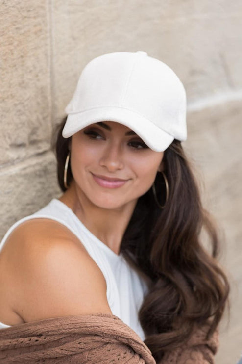 Classic Velour Baseball Fashion Cap Hat - Accessoriesforever