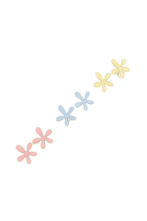 Adorable Flower Sterling Silver Post Fashion Stud Earrings - Accessoriesforever
