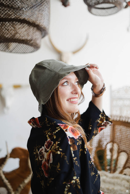 Urban Cotton Bucket Hat with Wired Brim