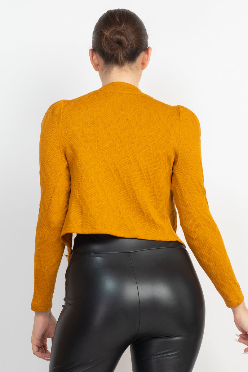 Cami Puff Sleeves Blazer Inner Top Women Fashion Set