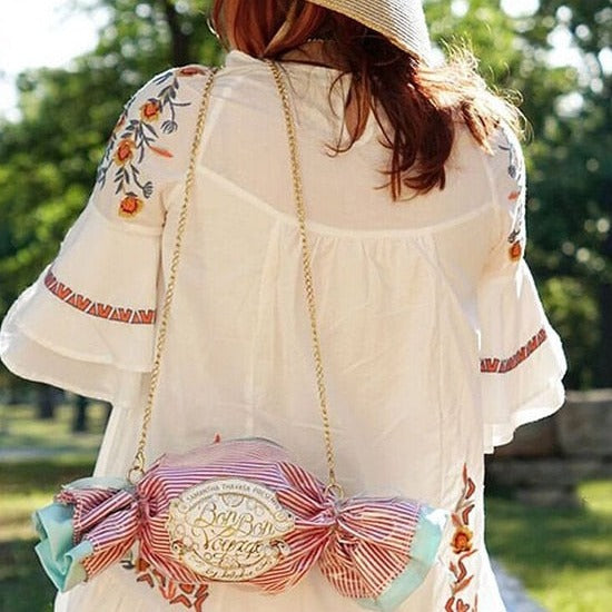 Cute Adorable Candy Shape Fashion Clutch Purse Shoulder Crossbody Handbag Bag