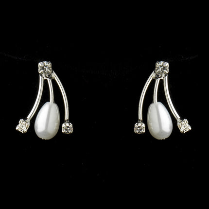 Bridal Wedding Jewelry Set Crystal Rhinestone Pearl - Accessoriesforever