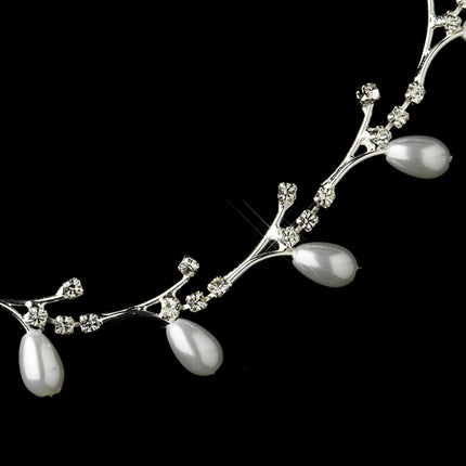 Bridal Wedding Jewelry Set Crystal Rhinestone Pearl - Accessoriesforever