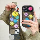 Cute Smiley Mini Mirror Soft iPhone Protective Phone Case Cover