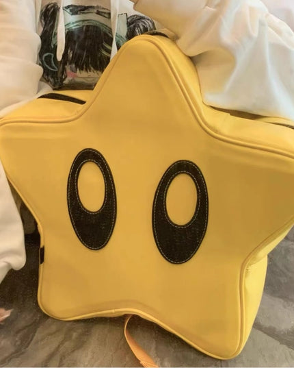 Cute Fun Big Eyes Star Shaped Waterproof Travel Party Bag Backpack