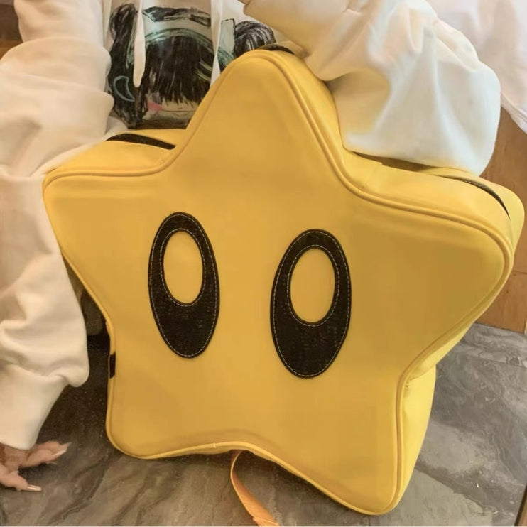 Cute Fun Big Eyes Star Shaped Waterproof Travel Party Bag Backpack