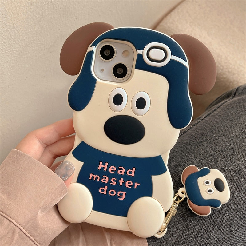 Cute Dog Design Soft iPhone Protective Phone Case Cover