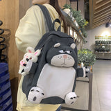 Cute Fun Animal Large Nylon Waterproof Fashion Travel School Bag Backpack