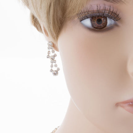 Bridal Wedding Jewelry Set Crystal Rhinestone - Accessoriesforever