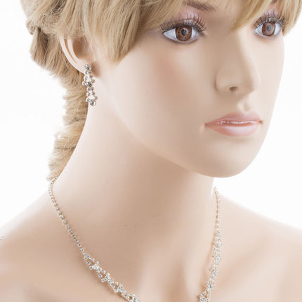 Bridal Wedding Jewelry Set Crystal Rhinestone - Accessoriesforever