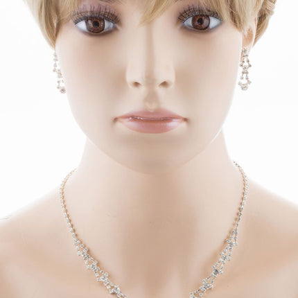 Bridal Wedding Jewelry Set Crystal Rhinestone - Accessoriesforever