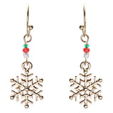 Christmas Jewelry Snowflake Rudolph Snowman Tree Charms Necklace Set JN266 GD