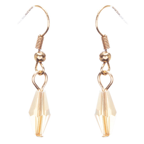 Classic Stylish Beautiful Formica Y Drop Simple Statement Necklace Set Natural