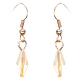Classic Stylish Beautiful Formica Y Drop Simple Statement Necklace Set Natural