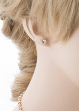 Bridal Wedding Jewelry Crystal Rhinestone Illuminating Dangling Necklace J516 GD