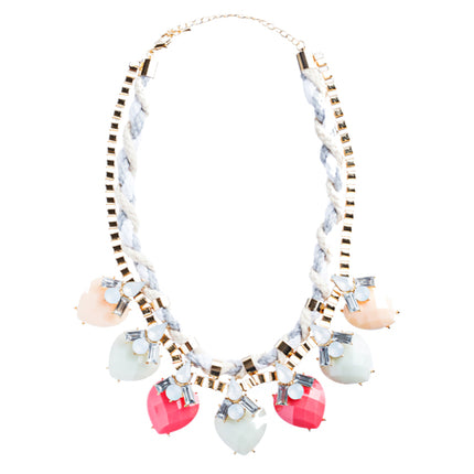 Modern Fashion Crystal Rhinestone Vibrant Heart Shape Necklace N75 MTA - Accessoriesforever