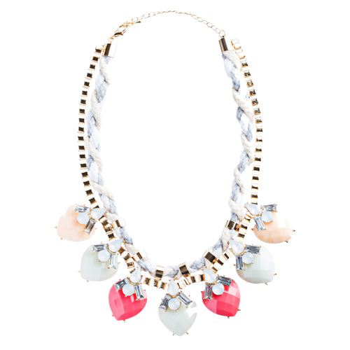 Modern Fashion Crystal Rhinestone Vibrant Heart Shape Necklace N75 MTA - Accessoriesforever