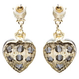 Bridal Wedding Jewelry Crystal Rhinestone Gorgeous Dangle Drop Design E790 Gold